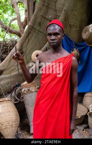 Senegal, Casamance, Boucotte, Diola museum, Diola craft Stock Photo Alamy
