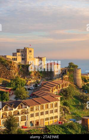 Albania, Durres province, Kruje, Skanderbeg National Museum inside the walls of the 5th century castle Stock Photo