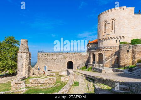 Albania, Durres province, Kruje, Skanderbeg National Museum inside the walls of the 5th century castle Stock Photo