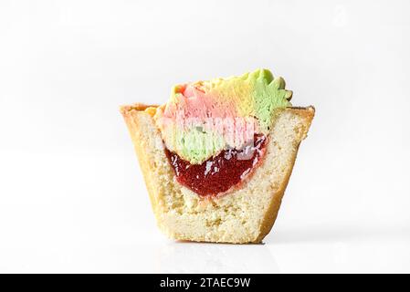 mini cakes in a dough basket. High quality photo Stock Photo