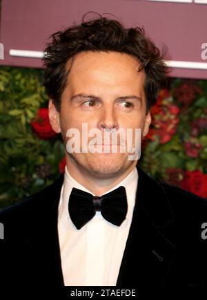 London, UK. 24th Nov, 2019. Andrew Scott attends the 65th Evening Standard Theatre Awards at London Coliseum in London, England. (Photo by Fred Duval/SOPA Images/Sipa USA) Credit: Sipa USA/Alamy Live News Stock Photo