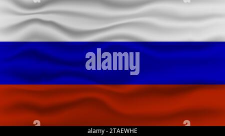 The flag of Russia. Flag icon. Stock Vector