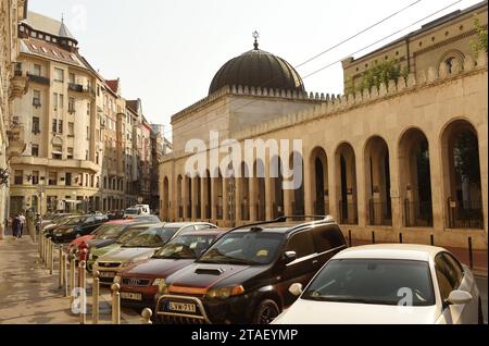 Budapest, Hungary - August 30, 2018:  The Dohany Street Synagogue (Tabakgasse Synagogue) in Budapest, Hungary. Stock Photo