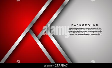 overlapping layers on space for background design Stock Vector