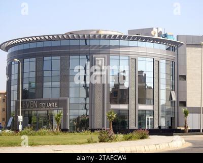 Cairo, Egypt, September 23 2022: Leven square Egypt, a mixed-use building that offers a wide variety of commercial and administrative spaces, located Stock Photo