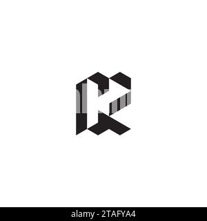 CZ initial logo letters in high quality professional design that will print well across any print media Stock Vector