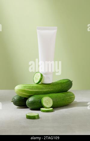 Fresh Natural Organic Few Cucumbers Heap Stock Photo - Alamy