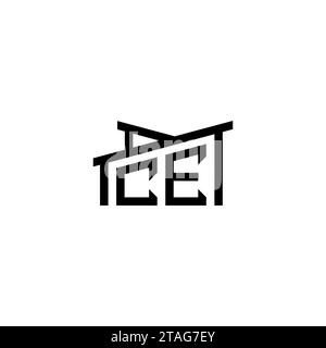 CE Initial Letter in Real Estate Logo concept.eps CE Initial Letter in Real Estate Logo concept Stock Vector