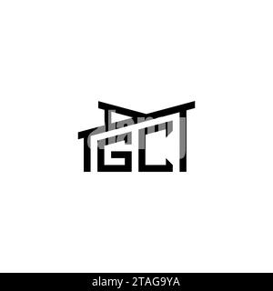 GC Initial Letter in Real Estate Logo concept.eps GC Initial Letter in Real Estate Logo concept Stock Vector