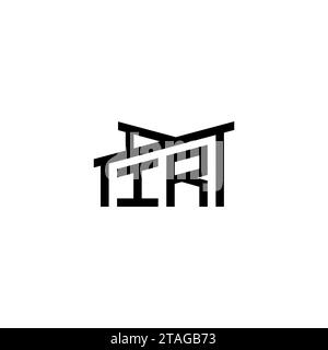 IR Initial Letter in Real Estate Logo concept.eps IR Initial Letter in Real Estate Logo concept Stock Vector