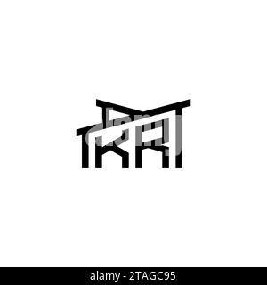 KR Initial Letter in Real Estate Logo concept.eps KR Initial Letter in Real Estate Logo concept Stock Vector