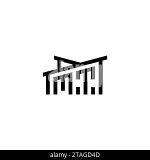 MT Initial Letter in Real Estate Logo concept.eps MT Initial Letter in Real Estate Logo concept Stock Vector