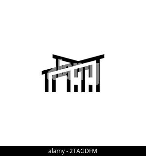 NT Initial Letter in Real Estate Logo concept.eps NT Initial Letter in Real Estate Logo concept Stock Vector
