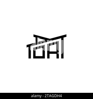 OA Initial Letter in Real Estate Logo concept.eps OA Initial Letter in Real Estate Logo concept Stock Vector