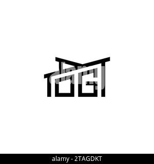 OG Initial Letter in Real Estate Logo concept.eps OG Initial Letter in Real Estate Logo concept Stock Vector