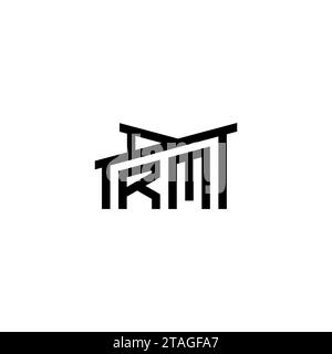 RM Initial Letter in Real Estate Logo concept.eps RM Initial Letter in Real Estate Logo concept Stock Vector