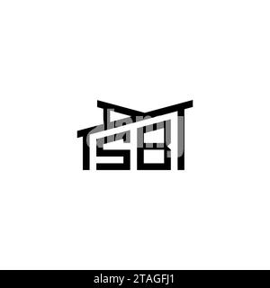 SB Initial Letter in Real Estate Logo concept.eps SB Initial Letter in Real Estate Logo concept Stock Vector