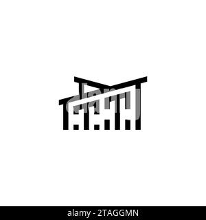 TT Initial Letter in Real Estate Logo concept.eps TT Initial Letter in Real Estate Logo concept Stock Vector