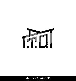 TQ Initial Letter in Real Estate Logo concept.eps TQ Initial Letter in Real Estate Logo concept Stock Vector