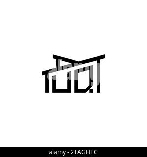 UQ Initial Letter in Real Estate Logo concept.eps UQ Initial Letter in Real Estate Logo concept Stock Vector
