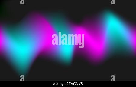 Abstract smooth background illustration. Modern blur gradient mesh blue, purple design template. Suitable for web, wallpaper, banner, decoration Stock Vector