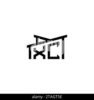 XC Initial Letter in Real Estate Logo concept.eps XC Initial Letter in Real Estate Logo concept Stock Vector