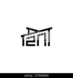 ZN Initial Letter in Real Estate Logo concept.eps ZN Initial Letter in Real Estate Logo concept Stock Vector