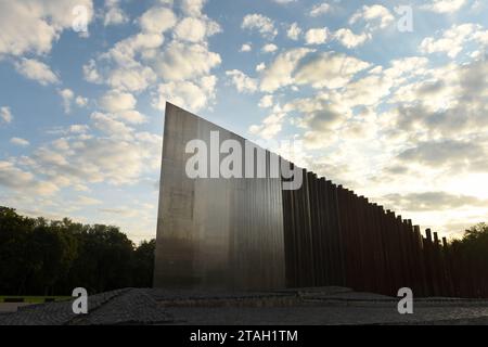 Budapest, Hungary - August 29, 2017: Memorial to the 1956 Revolution in Budapest, Hungari. Monument of the 1956 Hungarian Revolution and War of Indepe Stock Photo