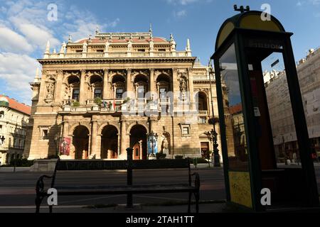 Budapest, Hungary - August 29, 2017: Hungarian State Opera House in Budapest. Stock Photo