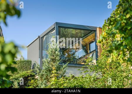 Moderner Wintergarten, Ferienwohnung, Strandpromenade, Heringsdorf, Usedom, Mecklenburg-Vorpommern, Deutschland Stock Photo