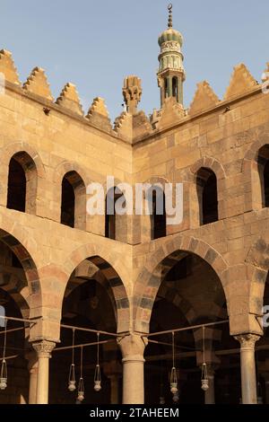 Patio of the Al-Nasser Mohammed Ibn Kalawoun, Cairo Stock Photo