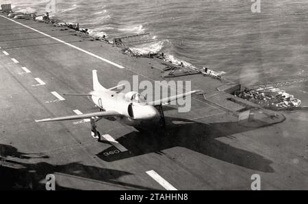Airplane - Supermarine Attacker navyphotos.co.uk Stock Photo