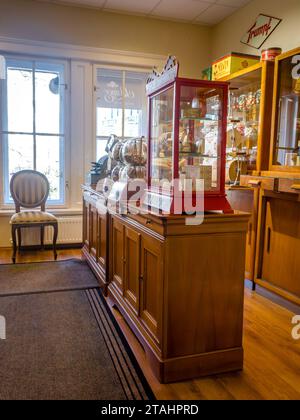 BUDAPEST, HUNGARY - 2 NOVEMBER, 2022: Szamos Chocolate Museum in Budapest center Stock Photo