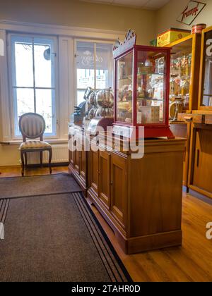 BUDAPEST, HUNGARY - 2 NOVEMBER, 2022: Szamos Chocolate Museum in Budapest center Stock Photo