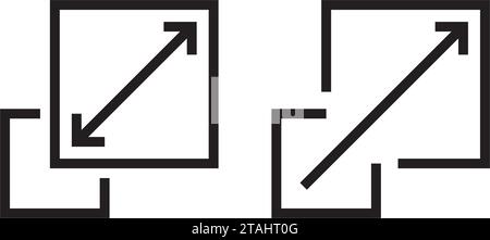 Scalability icon symbol simple design Stock Vector