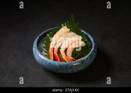 Beautiful pictures of salmon in restaurants, sliced salmon, high quality pictures Stock Photo