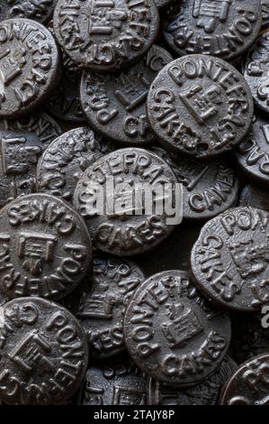 Pontefract Cakes from Pontefract, South Yorkshire, England Stock Photo