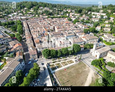 Valbonne southeast Provence France drone,aerial Stock Photo