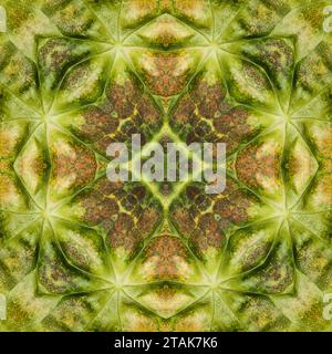 Kaleidoscope of leaves Stock Photo