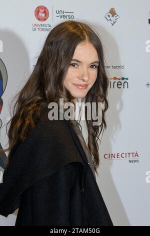 Torino, Italy. 1st Dec, 2023. Actress Sofia D'Elia is guest of 2023 Torino Film Festival Credit: Marco Destefanis/Alamy Live News Stock Photo