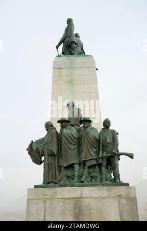 This is the Place Monument, This is the Place Heritage Park, Mormon Pioneer National Historic Trail, Salt Lake City, Utah Stock Photo