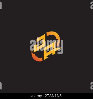 AJ combination letter unique initials logo esport for gaming team, youtube, twitch Stock Vector