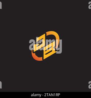 BJ combination letter unique initials logo esport for gaming team, youtube, twitch Stock Vector