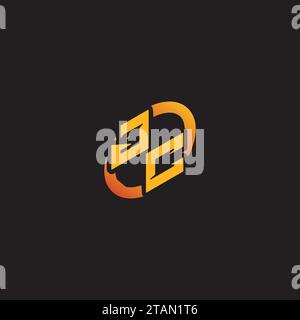 CJ combination letter unique initials logo esport for gaming team, youtube, twitch Stock Vector