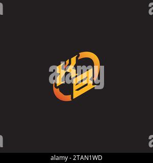 BX combination letter unique initials logo esport for gaming team, youtube, twitch Stock Vector