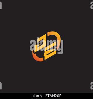 EJ combination letter unique initials logo esport for gaming team, youtube, twitch Stock Vector
