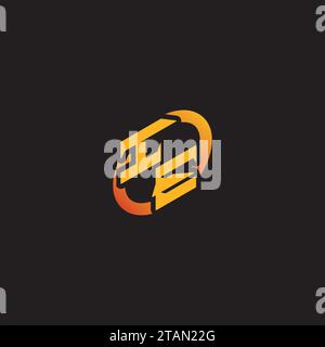 EI combination letter unique initials logo esport for gaming team, youtube, twitch Stock Vector
