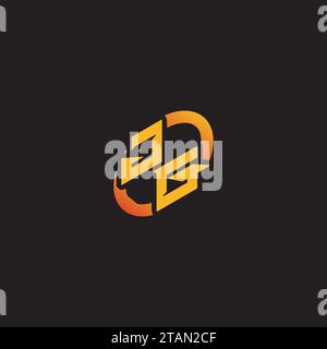 GJ combination letter unique initials logo esport for gaming team, youtube, twitch Stock Vector