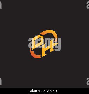 HD combination letter unique initials logo esport for gaming team, youtube, twitch Stock Vector