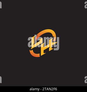 HL combination letter unique initials logo esport for gaming team, youtube, twitch Stock Vector